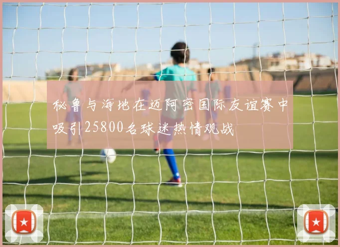 秘鲁与海地在迈阿密国际友谊赛中吸引25800名球迷热情观战